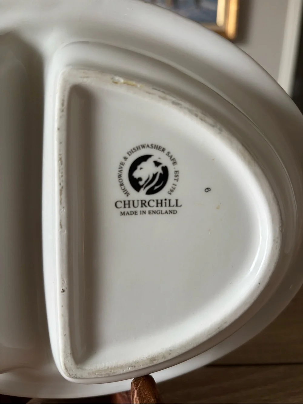 Churchill Blue Willow Divided Porcelain Serving Dish - Blue and White